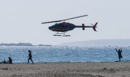 Funcionaria de La Armada cayó desde un helicóptero durante un entrenamiento en Playa Las Salinas
