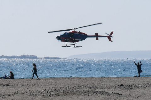 Funcionaria de La Armada cayó desde un helicóptero durante un entrenamiento en Playa Las Salinas