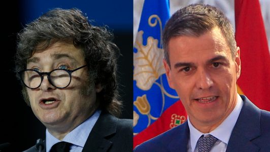 Milei reaviva polémica con España: Calificó a Sánchez de "cobarde" y lo acusó de "apretar a un juez"