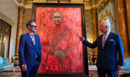 "Pareciera que va directo al infierno": Primer retrato oficial del rey Carlos III genera controversia