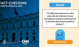 Factchecking UC-CNN Chile: ¿Se llegó en 2023 a la cifra más alta de intervenciones quirúrgicas mayores electivas en la historia del sistema público chileno?