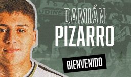 Damián Pizarro es presentado oficialmente en Udinese y lo destacada como uno de los "mejores prospectos de Sudamérica"