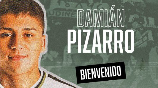 Damián Pizarro es presentado oficialmente en Udinese y lo destacada como uno de los "mejores prospectos de Sudamérica"