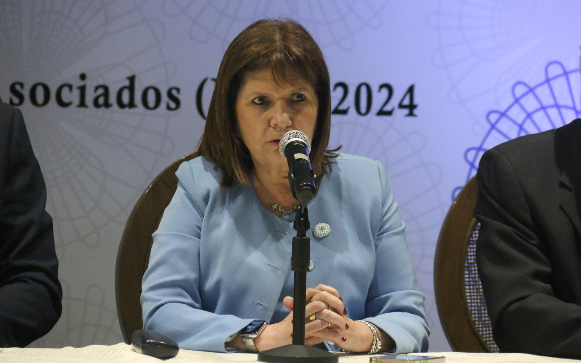 Patricia Bullrich, ministra de Seguridad de Argentina/EFE/Nina Osorio