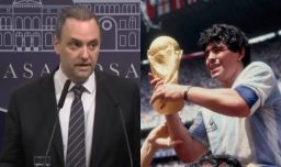 "¿Ah, era zurdo?": El ninguneo del vocero argentino a Maradona en saludo a deportistas y artistas en el Día del Zurdo