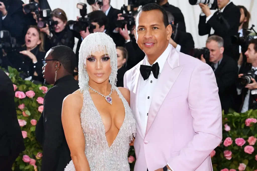 Jennifer Lopez y Alex Rodríguez en 2019. (Crédito: Dimitrios Kambouris/Getty Images)