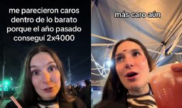 Española fue a las fondas del Parque O'Higgins y se sorprendió con los precios de los terremotos: "Me parecieron caros"