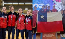 Esgrima chilena en la cima: Equipo masculino consigue tricampeonato y equipo femenino asegura tercer lugar en sudamericano