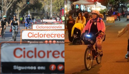 Se viene la CicloRecreoVía nocturna en Santiago: Se podrán subir bicicletas al Metro durante el evento