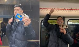 Youtuber venezolano destaca las comodidades del Metro de Santiago: "Se parece demasiado al metro de Caracas"