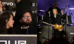 Presidente Gabriel Boric asistió a concierto de Paul McCartney en Chile y fue recibido entre aplausos