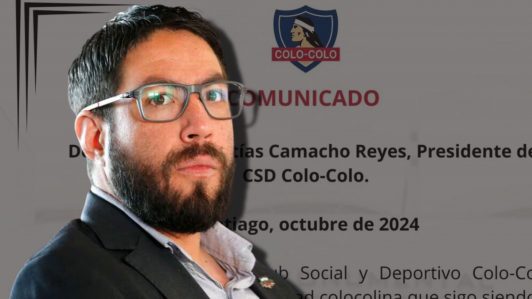 Camacho asegura que sigue siendo presidente CSyD Colo Colo: "Intentaron un golpe de estado bajo amenazas y chantajes"