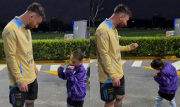 "Estás loco, ¿cómo voy a hacer eso?": La divertida interacción de Messi y un niño que le pide festejar un gol bailando