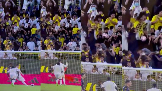 Cristiano Ronaldo falló penal y golpeó a un fanático del Al Nassr en la cara: Le rompió el celular y lo dejó llorando