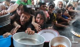 Un millón de personas en Gaza al borde del hambre por falta de ayuda alimentaria desde el primero de octubre