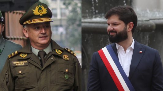 General Araya agradece confianza de presidente Boric: Mandatario destaca que condiciones de Carabineros “están mejorando”