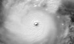 Así se ve el ojo del huracán Milton desde el espacio