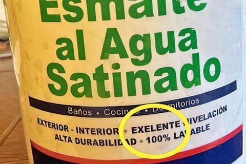 Industrias Ceresita denuncia venta de pinturas falsificadas: Etiquetado tenía hasta faltas de ortografía