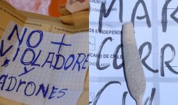 “No sirven para nada”: Insultos, consignas y hasta “un pito” en votos nulos de estas elecciones