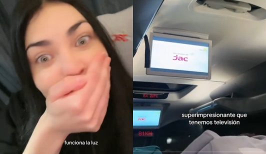 Venezolana cuenta las cosas que le sorprendieron al viajar en bus en Chile: "Es impresionante que tenemos televisión"