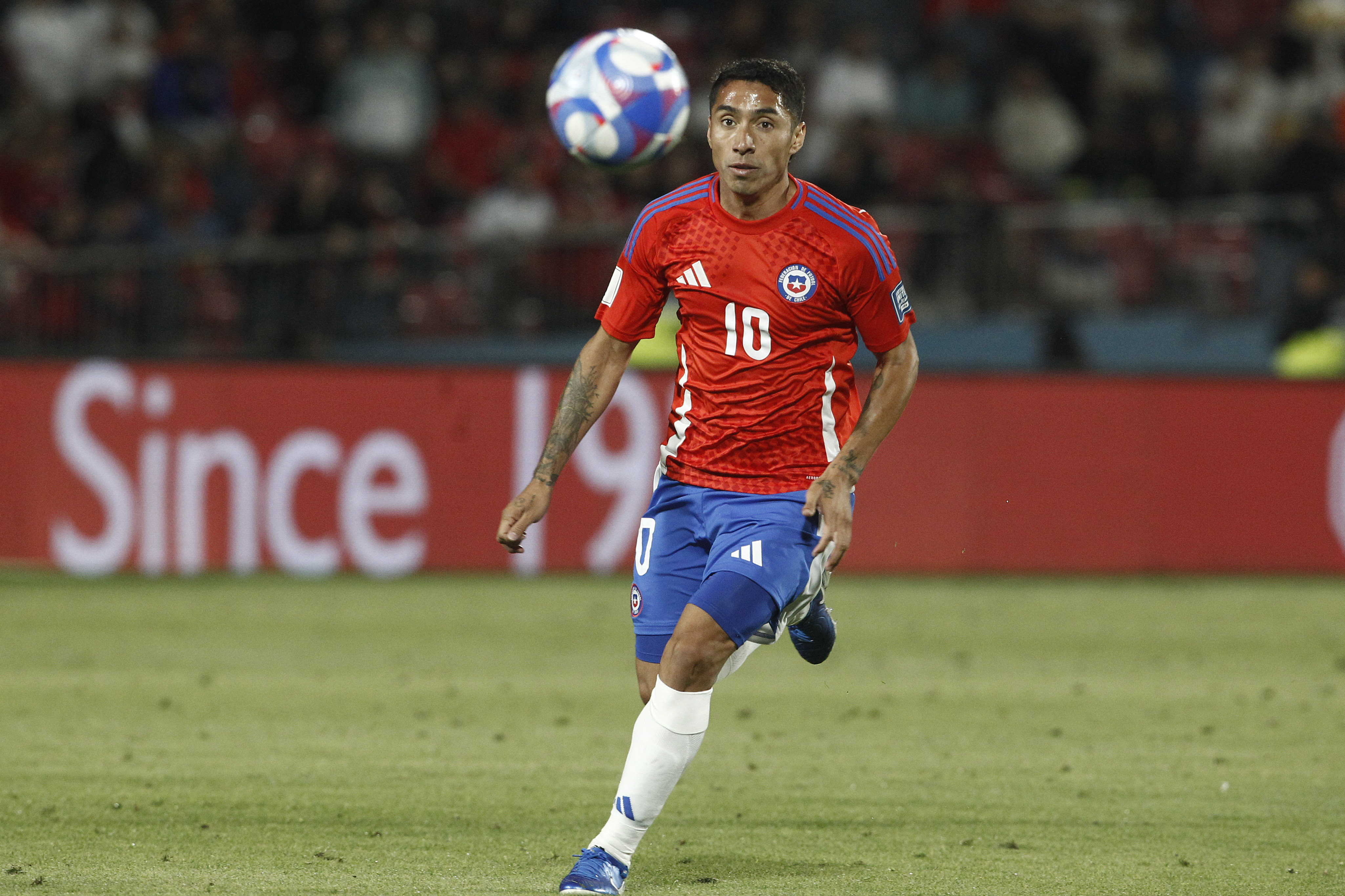 Luciano Cabral debuta con la 10 en el duelo entre Chile y Venezuela por las Eliminatorias sudamericanas / Foto de Agencia UNO