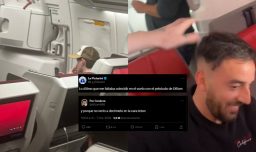 "¿Vos sos Pistarini?": Dillom protagoniza tenso cruce con usuario de redes sociales que lo insultó durante vuelo