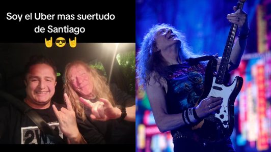 Conductor de Uber vive su sueño al transportar a Janick Gers de Iron Maiden: "Es el mejor día de mi maldita vida"