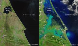 Partes de España quedaron bajo el agua: Impactantes imágenes muestran el antes y después de la tormenta DANA