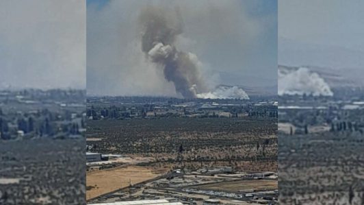 Declaran alerta roja en Lampa por incendio forestal que amenaza viviendas y áreas residenciales