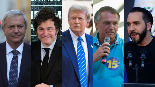 Kast, Bukele, Bolsonaro y Milei felicitan a Donald Trump por su victoria: Es el resurgimiento de un "verdadero guerrero"