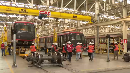 Equipados con aire acondicionado y puertos USB: Así serán los vagones de la futura Línea 7 del Metro