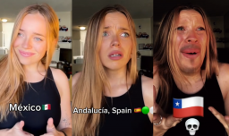 "Tratas de aprender español en...": Tiktoker bromea sobre lo difícil que es el chileno