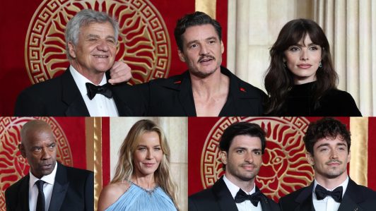 Pedro Pascal, entre la realeza y figuras de la Fórmula 1: Así fue la premiere de “Gladiador II” en Londres (Galería)