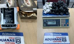 Aeropuerto de santiago: Aduana incauta más de un kilo éxtasis oculto en cajas de chocolates