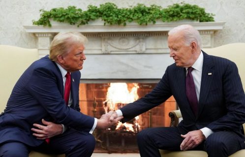 "La política es dura" y "transición suave": Primer encuentro en la Casa Blanca entre Trump y Biden tras las elecciones