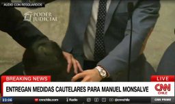 Así fue el momento en que Manuel Monsalve se desmaya en plena audiencia de formalización