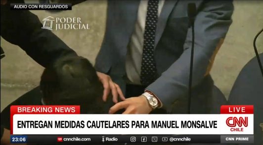 Así fue el momento en que Manuel Monsalve se desmaya en plena audiencia de formalización