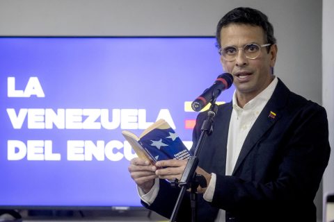 Henrique Capriles exige liberación de "presos políticos" en Venezuela y denuncia detenciones arbitrarias