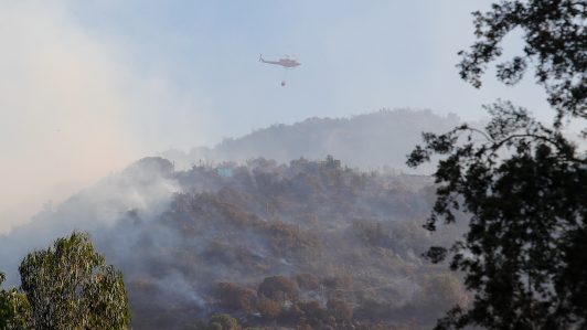 Declaran Alerta Amarilla en Cauquenes por incendio forestal