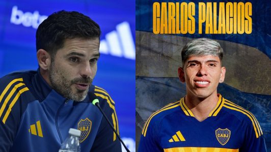 Entrenador de Boca Juniors elogia la incorporación de Carlos Palacios: "Puede aportarle muchísimo al equipo"