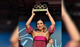 Tras el oro en Paris 2024: Francisca Crovetto recibió premio a la mejor deportista chilena en Gala Olímpica