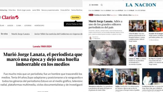 "Disruptivo y valiente", "revolucionó el periodismo": Así reaccionaron en Argentina ante la muerte de Jorge Lanata