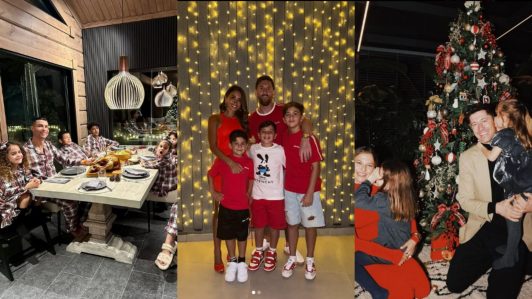 Futbolistas celebran la Navidad en familia y comparten momentos en redes sociales