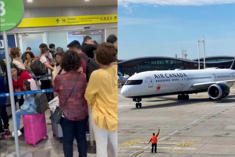 "Un desastre": Los descargos de gerente de Air Canada por largas filas de trámite migratorio en el aeropuerto de Santiago