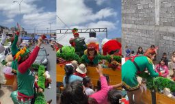 Controversia por "tradición navideña": Video de Catalina Pérez lanzando regalos a niños en Antofagasta genera ola de críticas