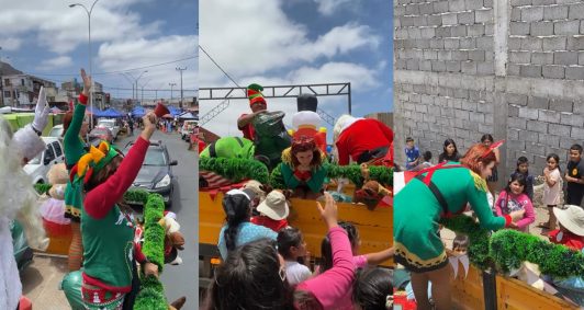 Controversia por "tradición navideña": Video de Catalina Pérez lanzando regalos a niños en Antofagasta genera ola de críticas