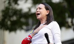 María Corina Machado emite declaraciones tras detención en marcha opositora