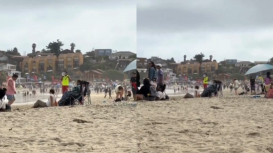 Mensaje viral de salvavidas de playa Los Molles tras decir que parlantes están prohibidos: "Si quiere escuchar música, use audífonos"