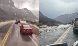 Ruta internacional se encuentra cerrada en la zona cordillerana tras caída de cinco aludes