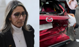 Diputada Erika Olivera sufre fuerte choque en carretera rumbo al Congreso de Valparaíso